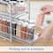 2-Tier Stackable Sliding Basket Cabinet Organizers, 2ct.